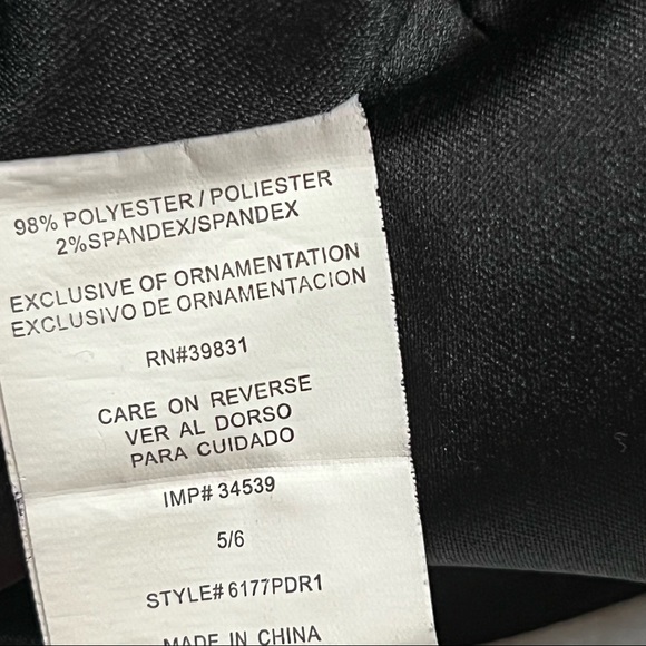 XOXO Black Sleeveless Mini Dress Size 5/6 - Picture 8 of 9